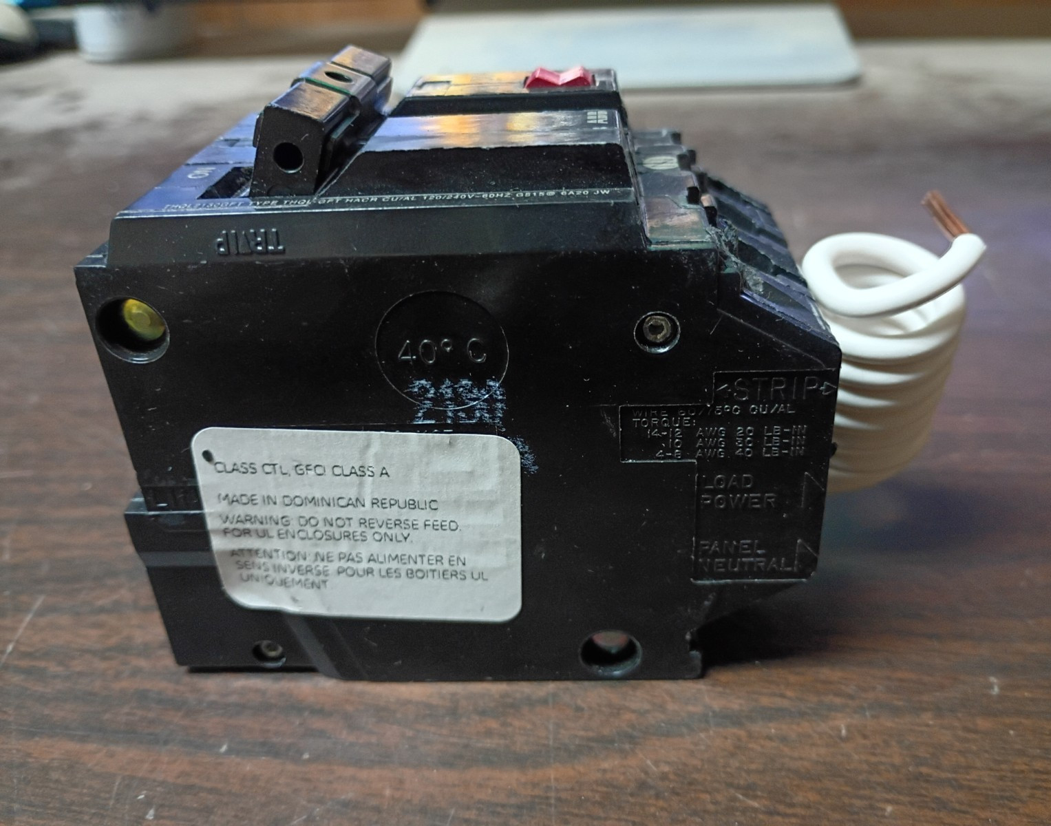 ABB THQL2130GFT CIRCUIT BREAKER GFCI 30 AMP 240V 2-POLE NEW NO BOX