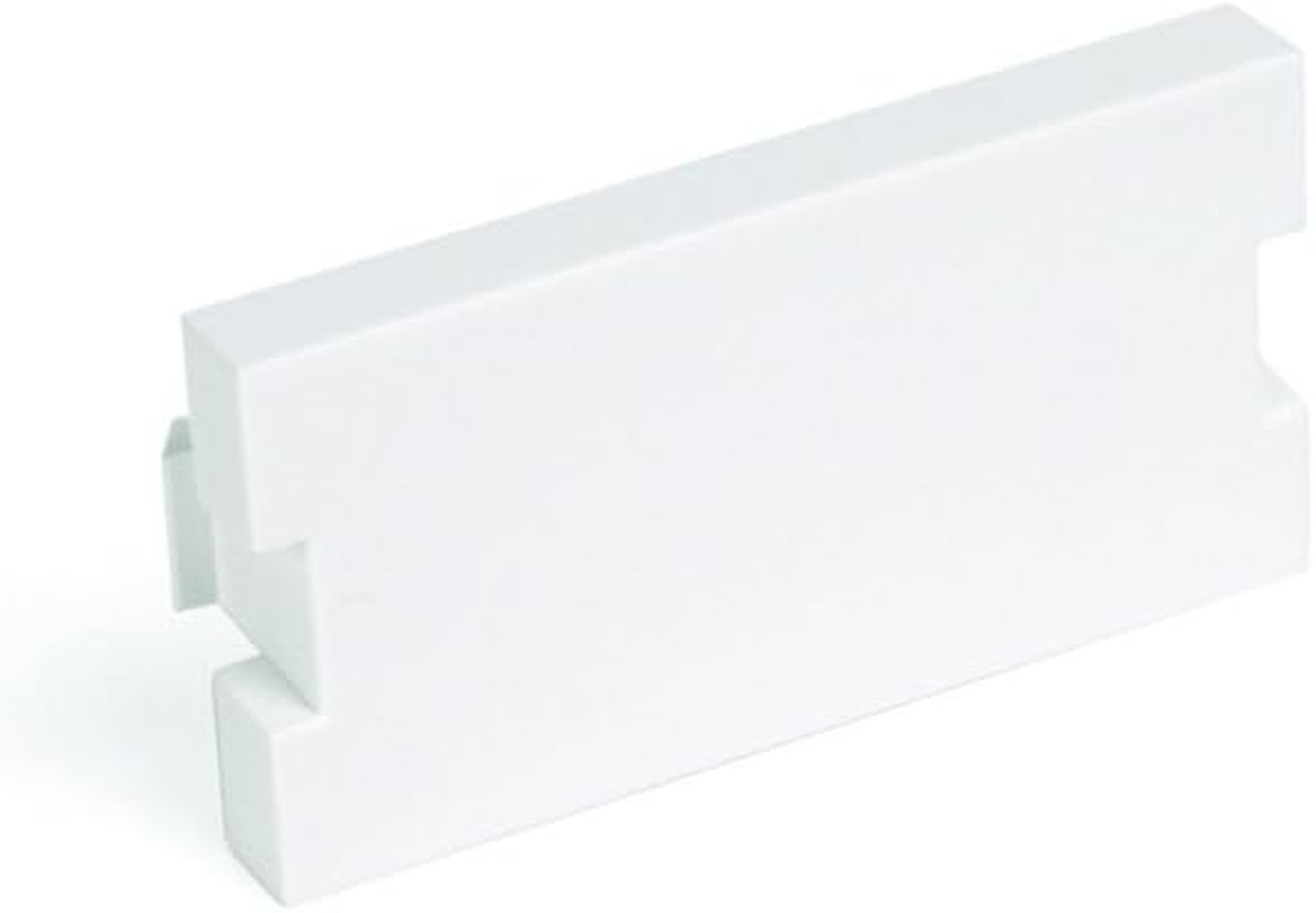 Blank Wall Plate Module 41291-1BW White for Multimedia Outlet System
