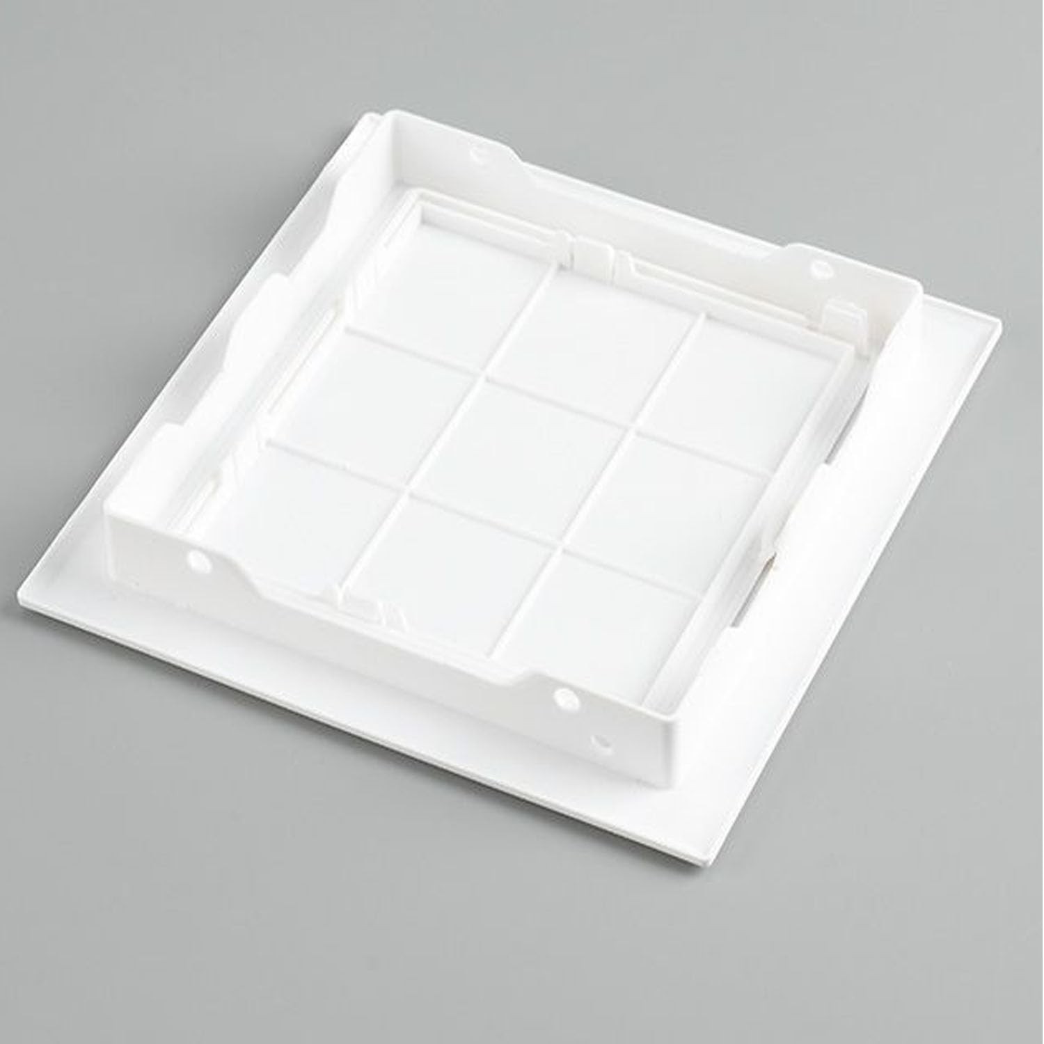 UtySty Drywall Access Panel 6 x 6 Inch ABS Plastic Wall Hole Cover with White