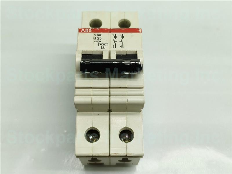ABB S262 B25 2P Circuit Breaker 30 Days Warranty Expedited Shipping