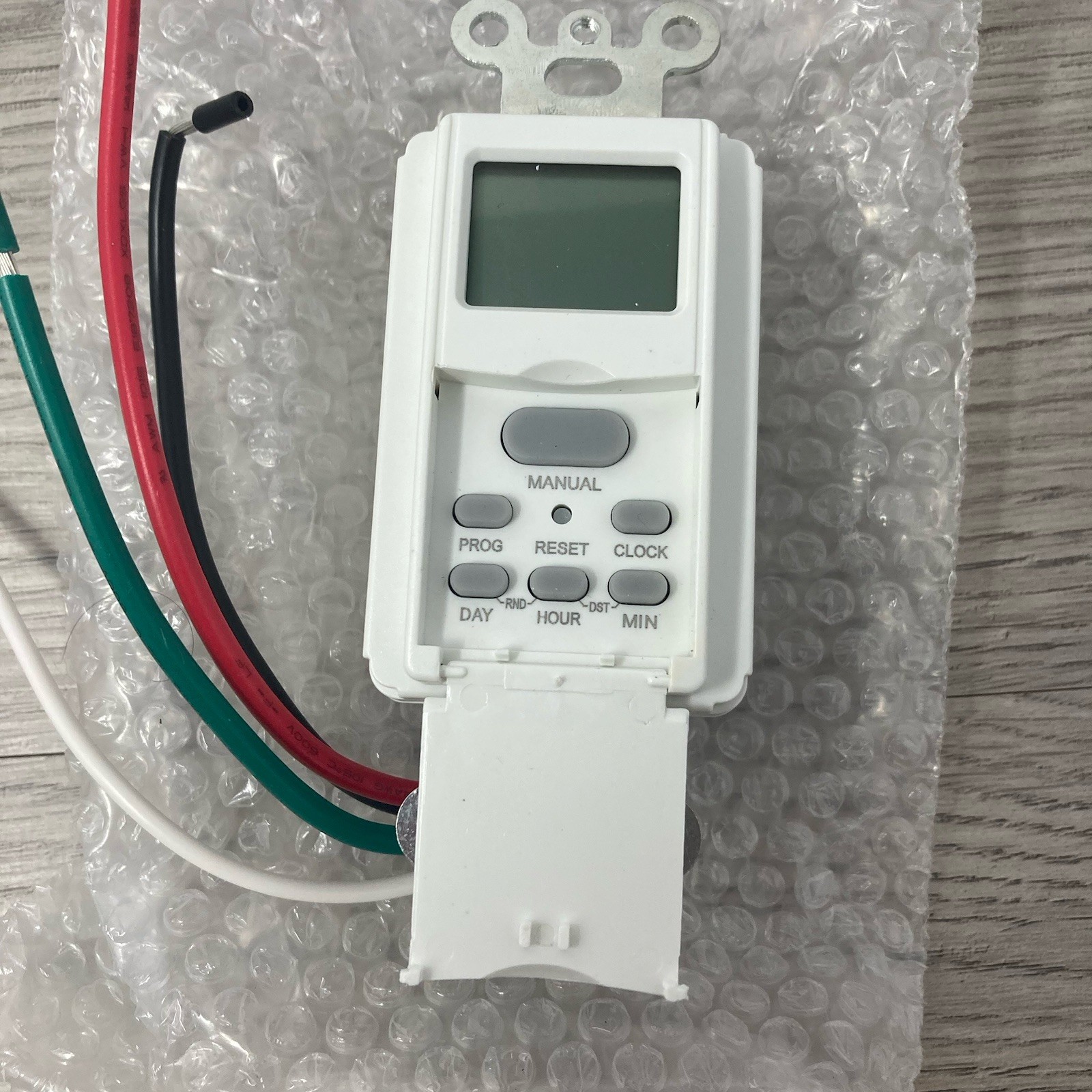 DEWENWILS Indoor in Wall Timer Switch for Lights,Fans,7 Day 7 ON/Off Settings