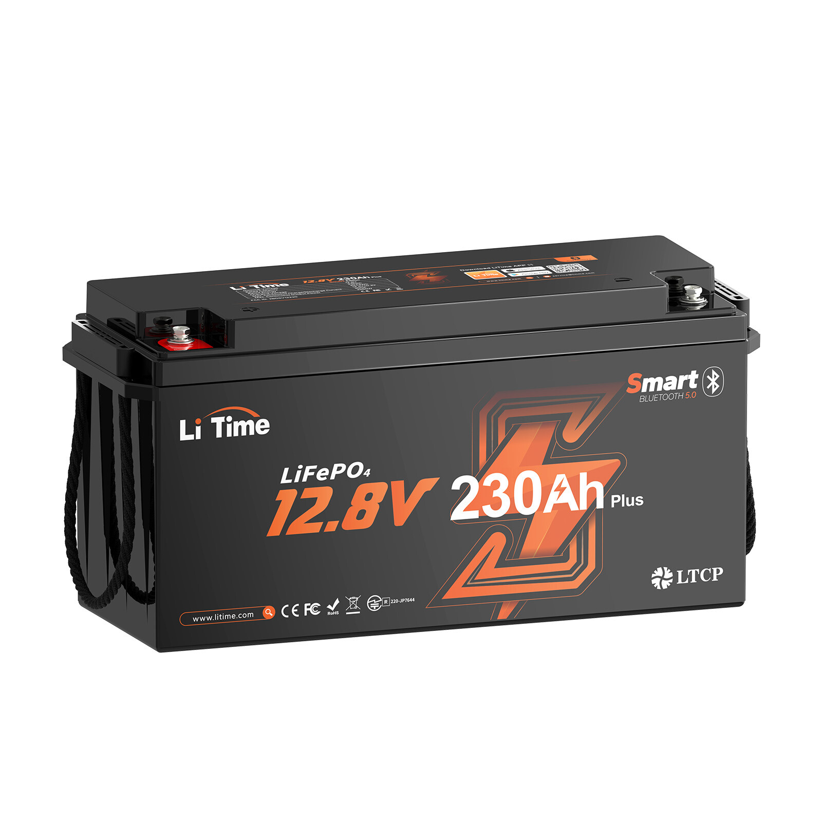 LiTime 12V 230Ah Bluetooth Low Temp LiFePO4 Lithium Battery For RV Marine Home