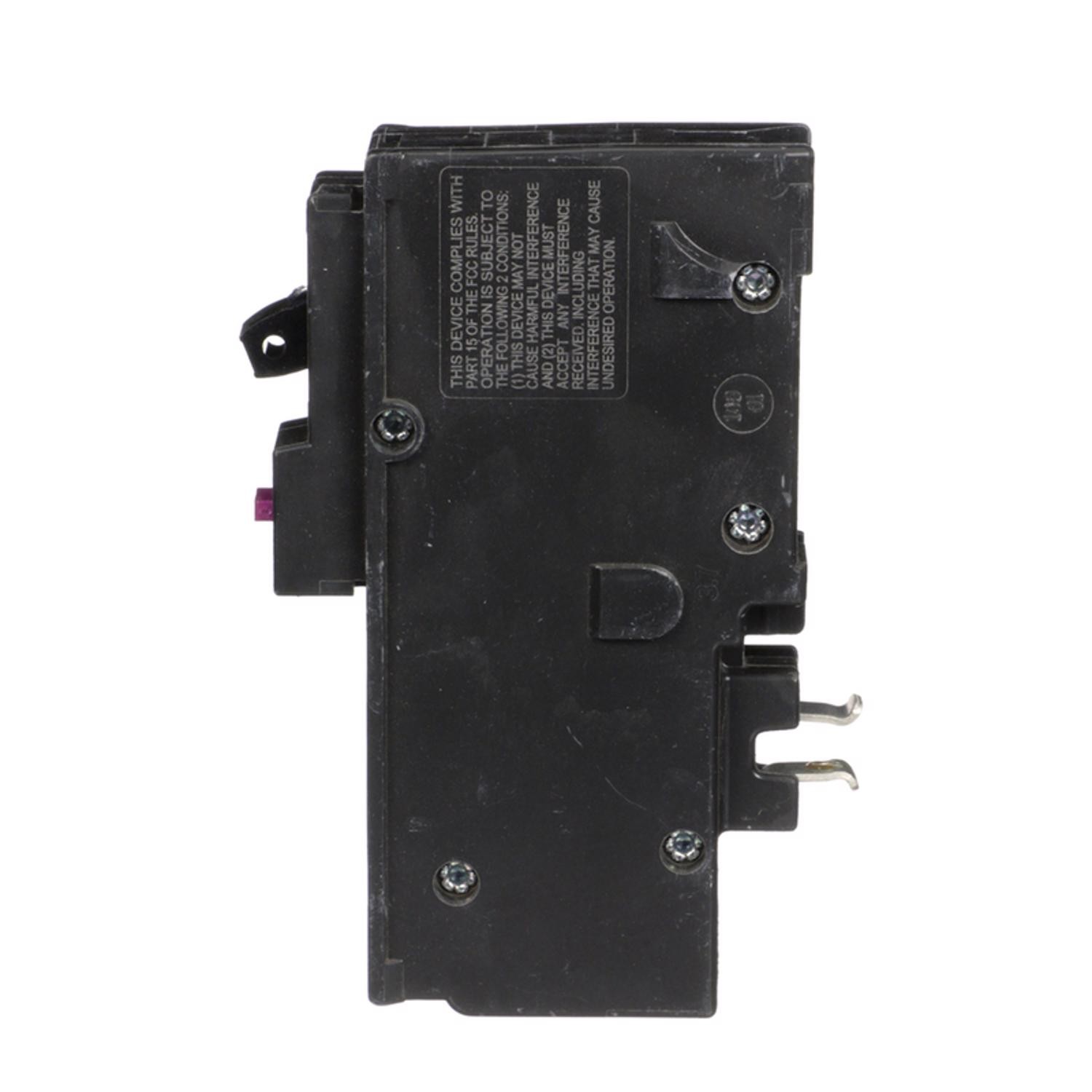 Square D HOM115PDFC 15A 120V 1-Pole Plug-In Miniature Circuit Breaker 8 L in.