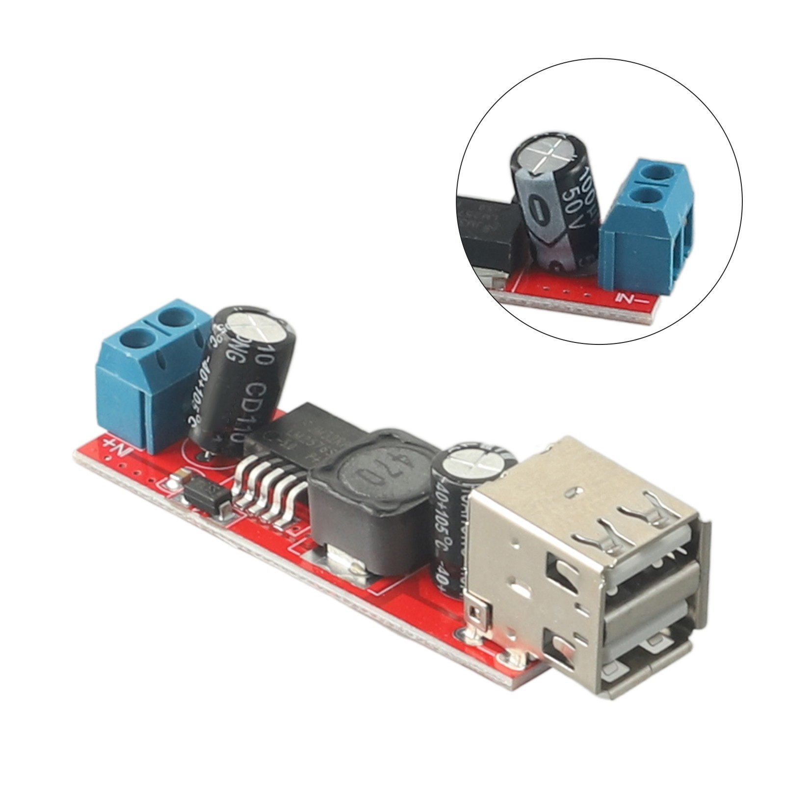 High Efficiency DCDC Stepdown Converter Module 6V40V To 5V 3A Charger