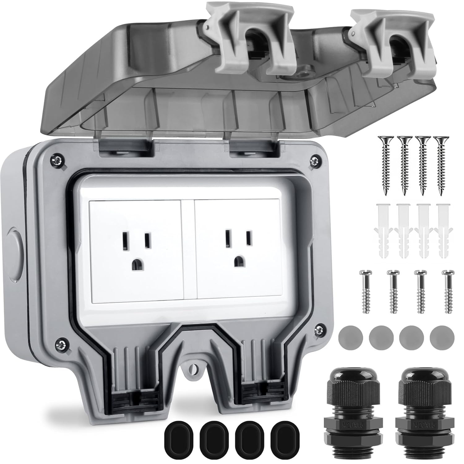 Outdoor Outlet Box Waterproof,Outdoor Power Outlet Box,Waterproof Ip66 Power