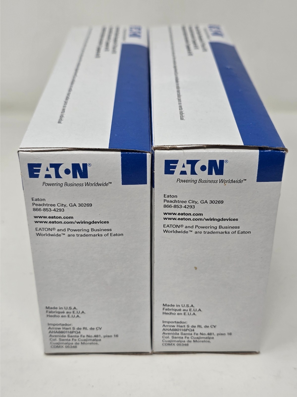 20-Pack Eaton 15AMP 125V Decorator Duplex Receptacle Tamper TR1107W-10-LW White