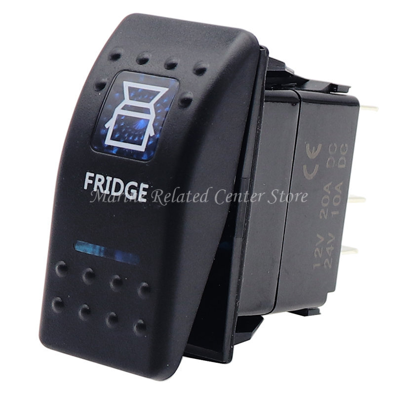 12V Rocker Toggle Switch Blue Red Led For ARB Carling Style LED Car Boat ATV UTV