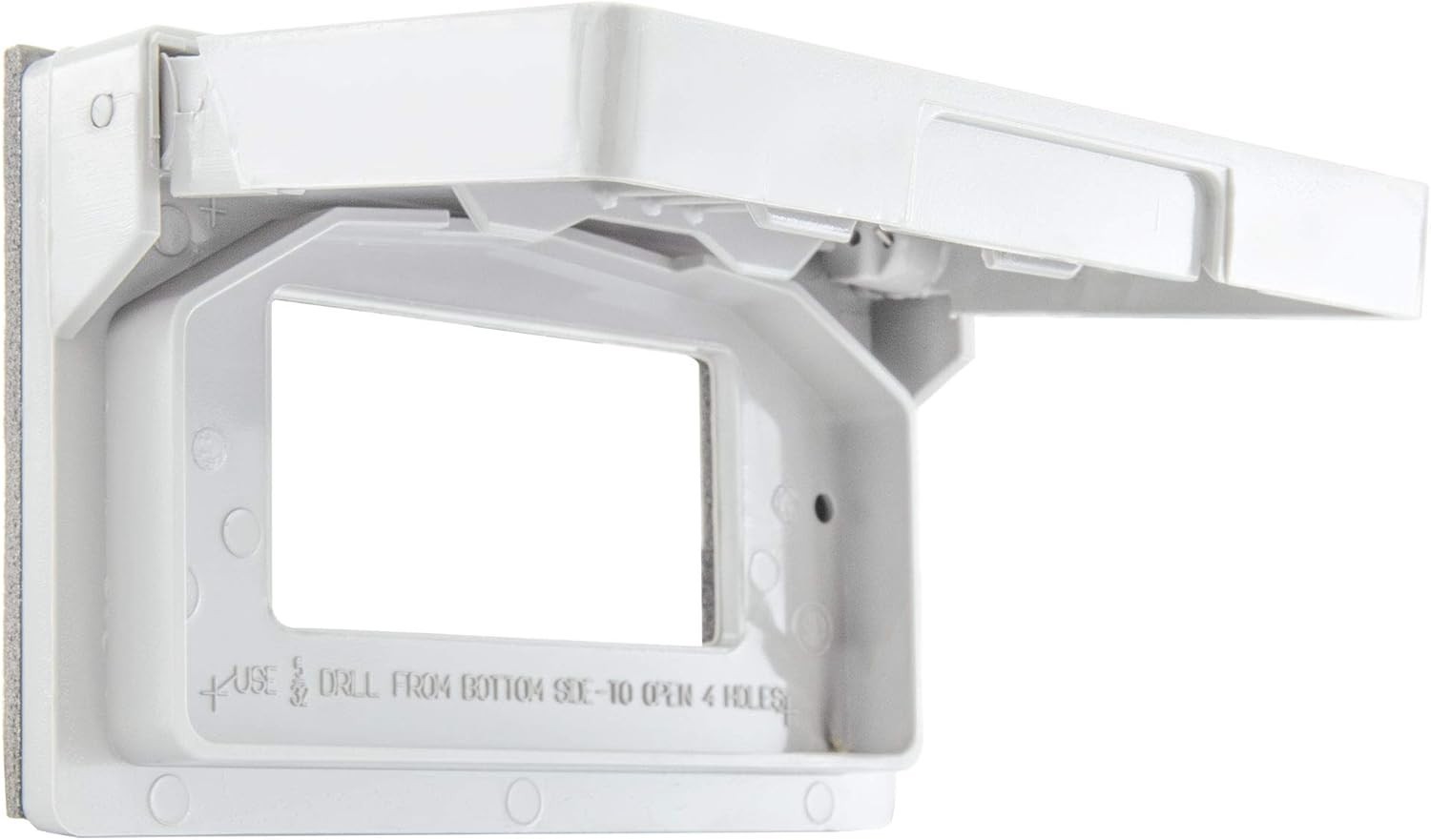 RV Exterior GFCI Outlet Cover Plate | Weatherproof | White