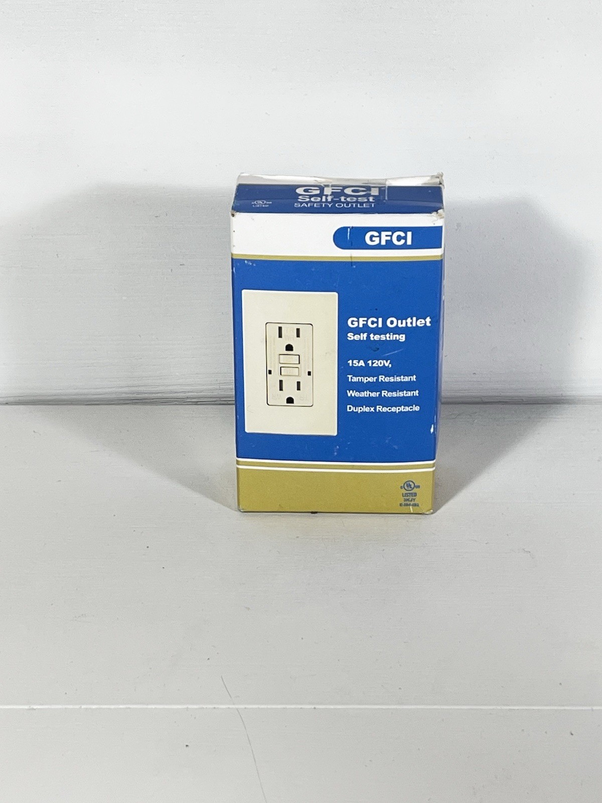 (QTY 1) Micmi GFCI 15A Tamper Resistant Outlet 15 Amp 120 Volt