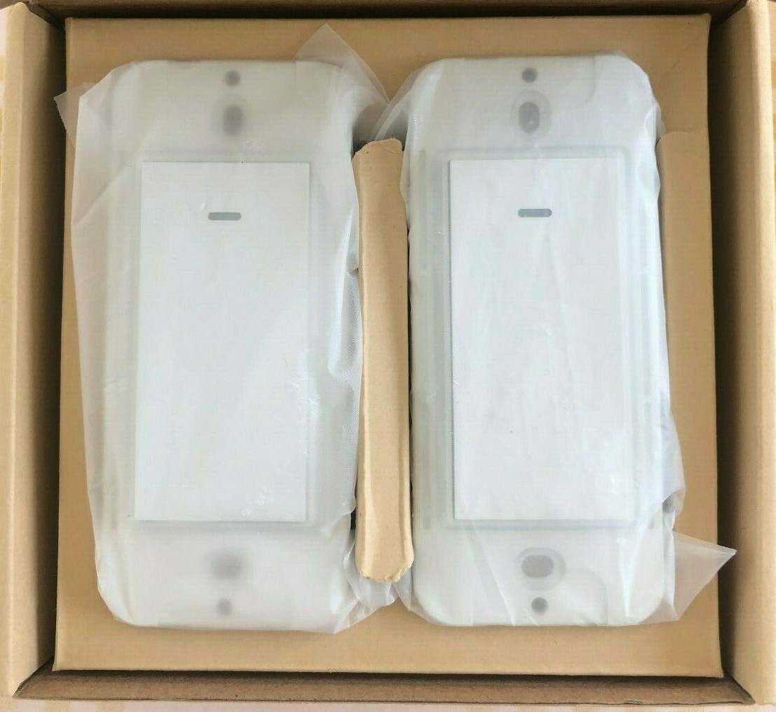 Wi-Fi Smart Light Switch Work w Alexa&Google Voice Remote Control 2.4Ghz 2 Gang
