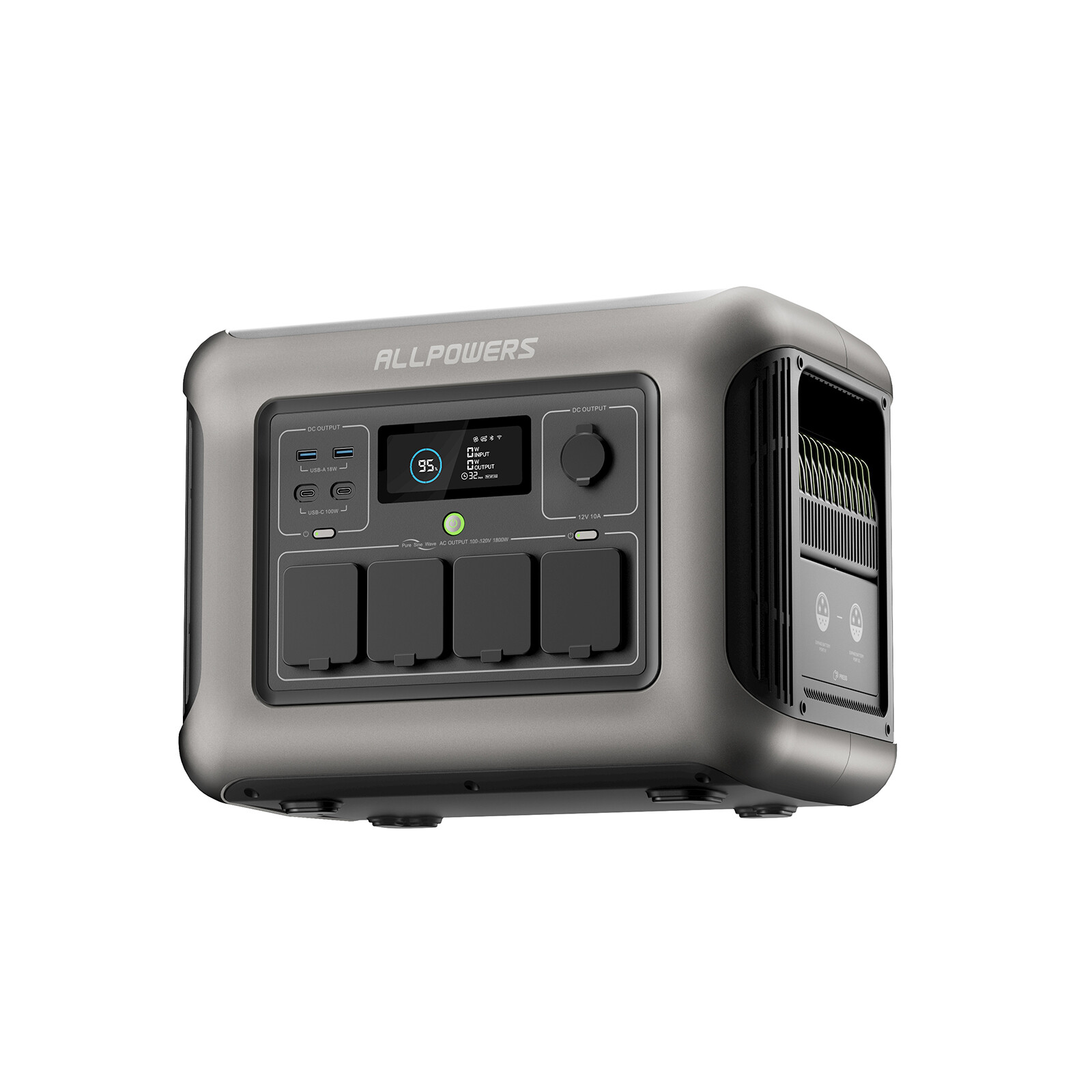 ALLPOWERS 1800W 1152Wh Portable Power Station Generator Certified Refurbished