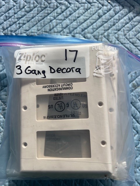 Low Voltage Wall Plate Bundle ( UL File NO. E201216) See details in description