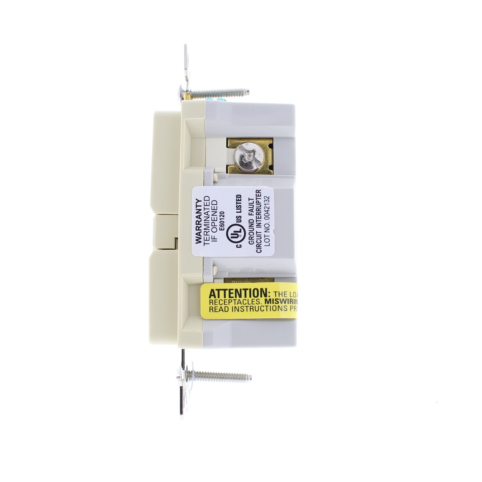 10 Eaton Ivory Tamper/Weather Resistant GFCI Outlet Receptacles 15A TWRSGF15V