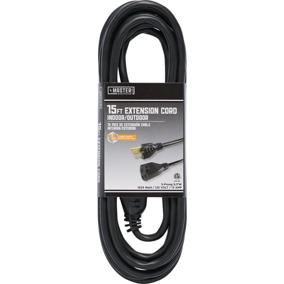 Master Electrician 15 Ft. 16/3 Abrasion Resistant Extension Cord 02306ME Master