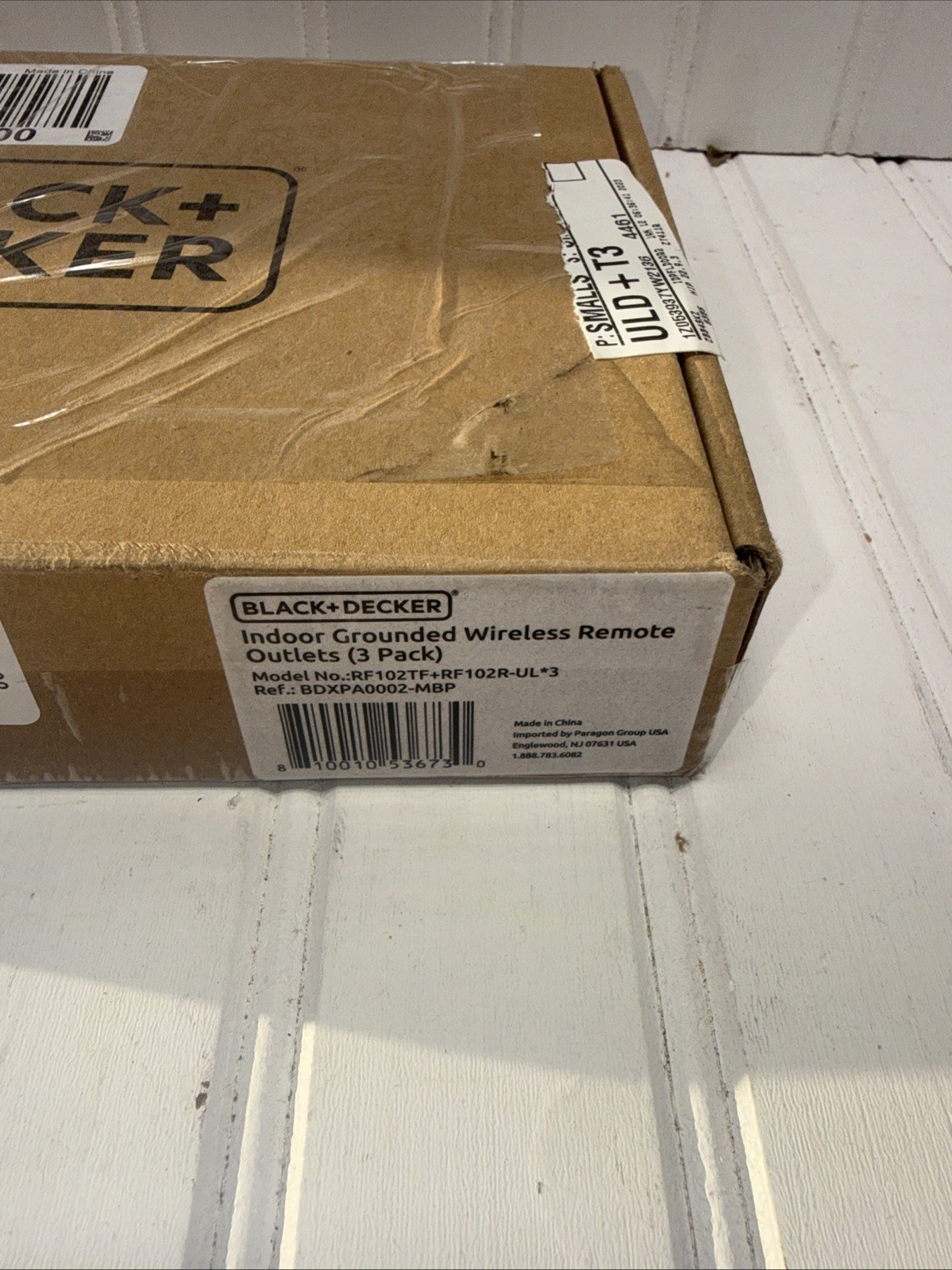 Black and Decker Indoor Wireless Remote Control Outlets 3 Piece Set BDXPA0002**