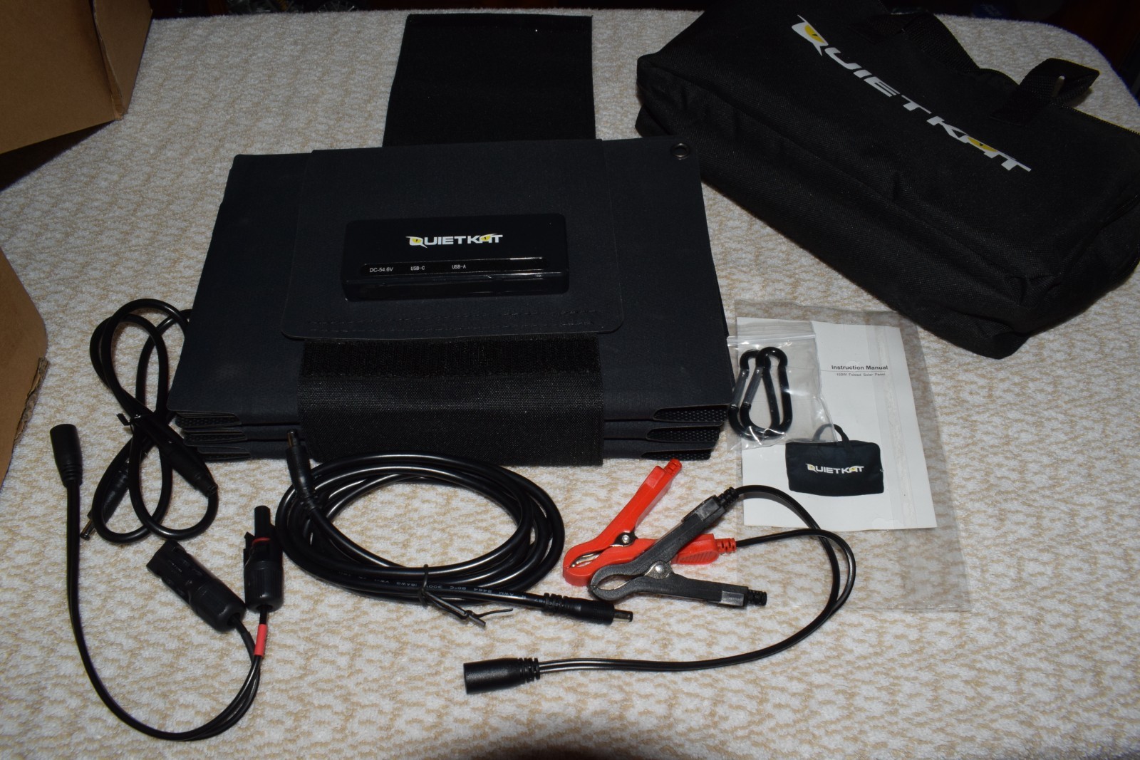QuietKat 48V Portable E-bike Solar Charging Station