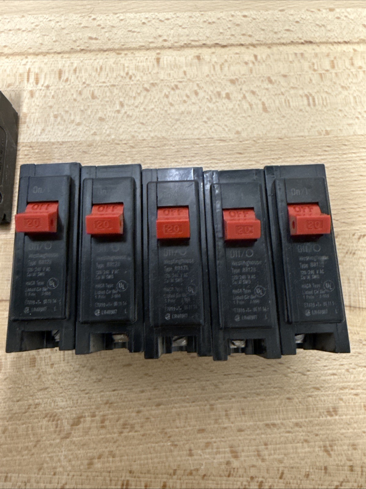 Lot Of Bryant Westinghouse BR220 BD1515 BR240 BR260 BR230 BD2020 BR120 Breakers