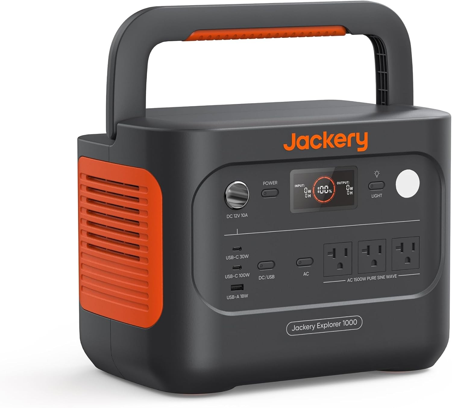 Explorer 1000 v2 Power Station 1070Wh LiFePO4 Battery,1500W AC/100W USB-C Output