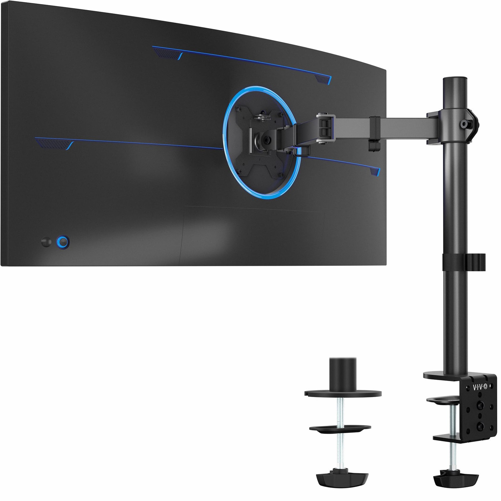 VIVO Single 13 to 38 inch Ultrawide Monitor Arm Desk Mount, Regular Screens up t