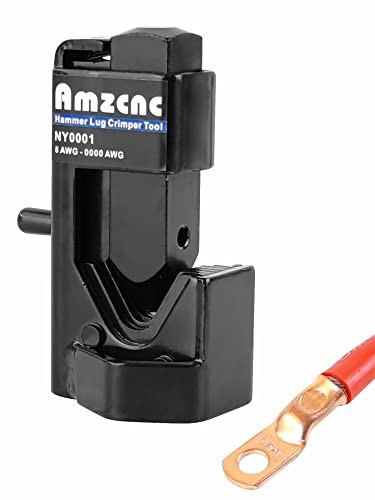 Hammer Lug Crimper Tool – 0000 AWG Battery and Welding Cables( 8 AWG TO 4/0
