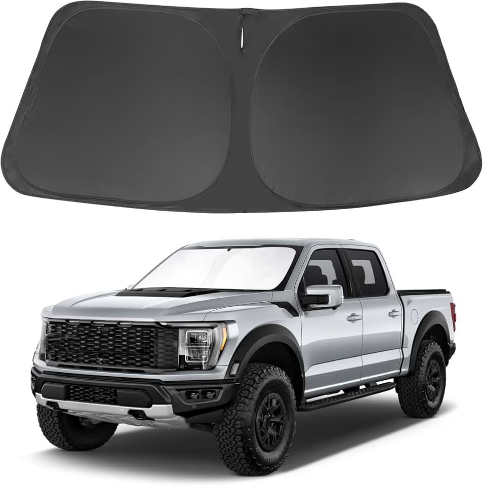 Windshield Sun Shade Compatible with 2015-2021 2022 2023 2024 2025 2026 Ford