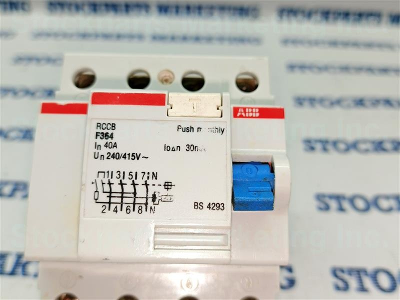Lot 3pcs ABB RCCB F364 RCCBF364 40A 240/415V Circuit Breaker 30Days Warranty