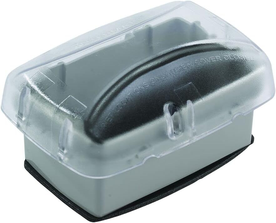 Intermatic WP3100C Weatherproof Electrical Outlet Cover – Standard Duty, grey