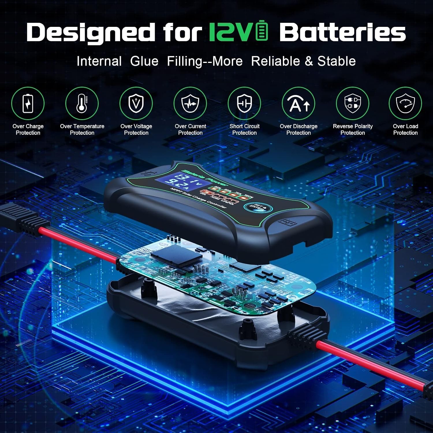 Lightweight Portable Solar Panel Controller