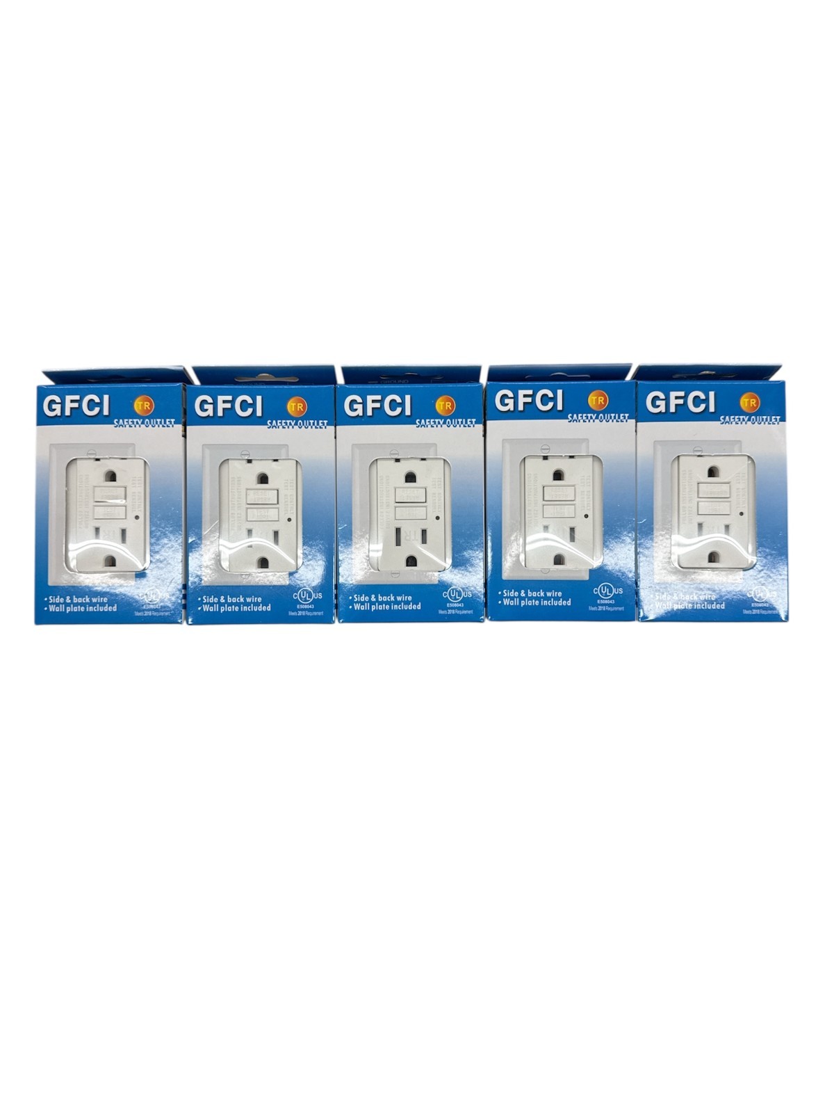 5 PCS GFCI Tamper Resistant Safety Outlet – Ground Fault Circuit Interrupter