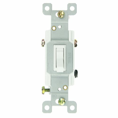 Sunlite 08110-SU E507 3 Way Grounded Toggle Switch, White