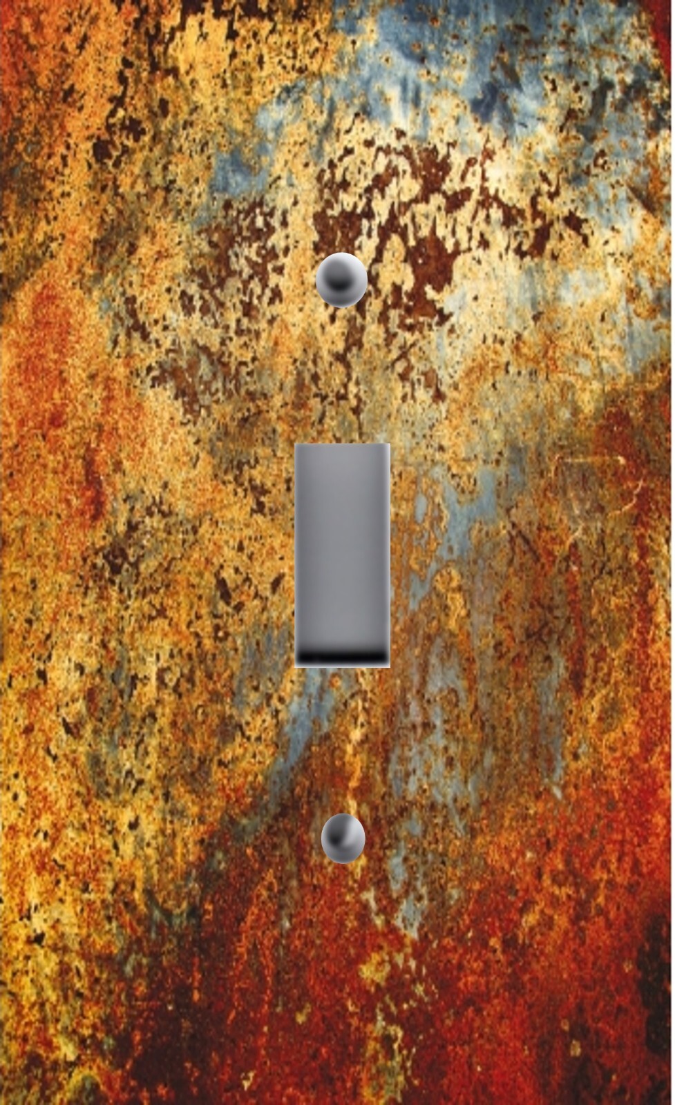 IMAGE OF AGED COPPER DESIGN PATINA Light Switch Plate Cover RUSTIC HOME DECOR