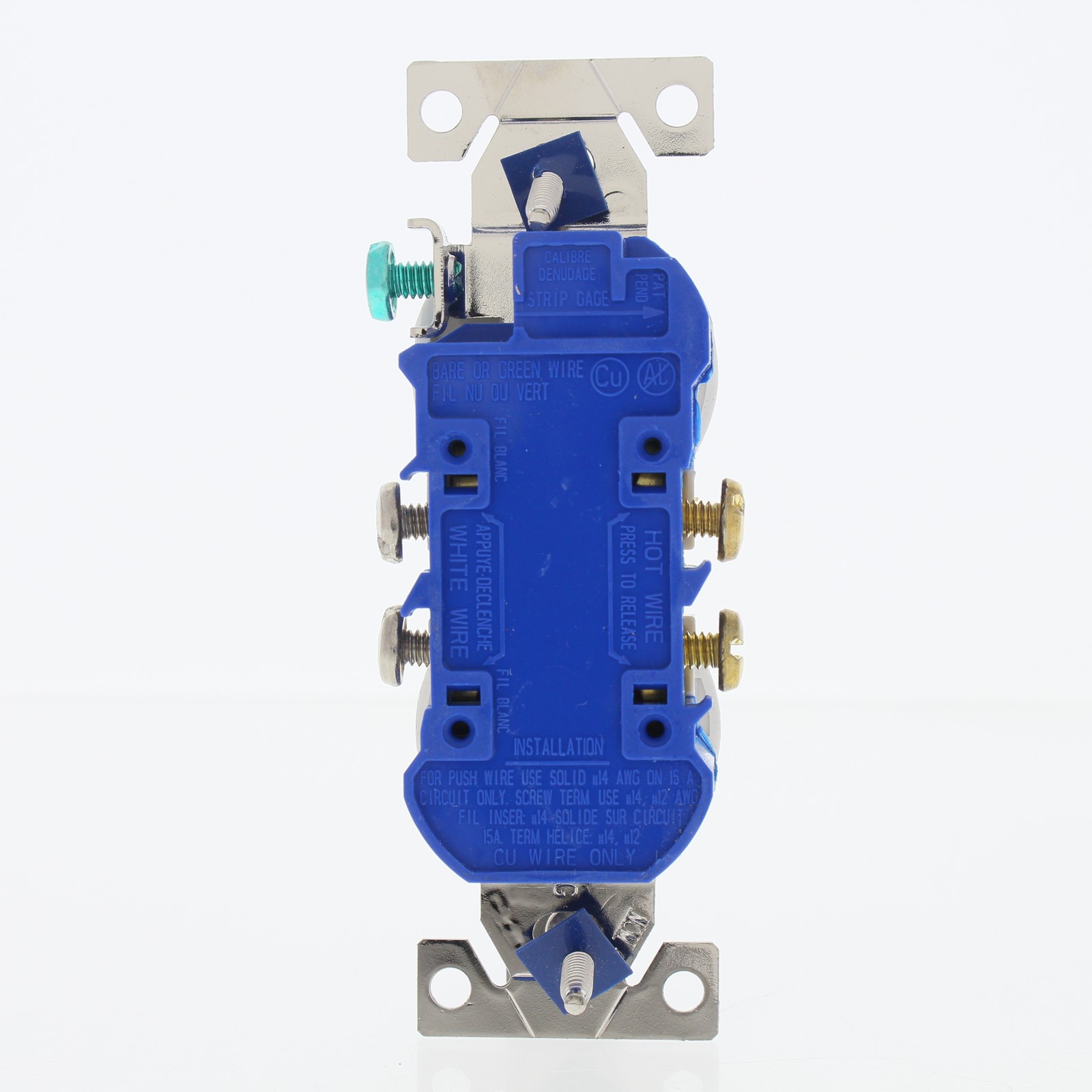 Eaton White Tamper Weather Resistant Duplex Receptacle Outlet 5-15R 15A TWR270W