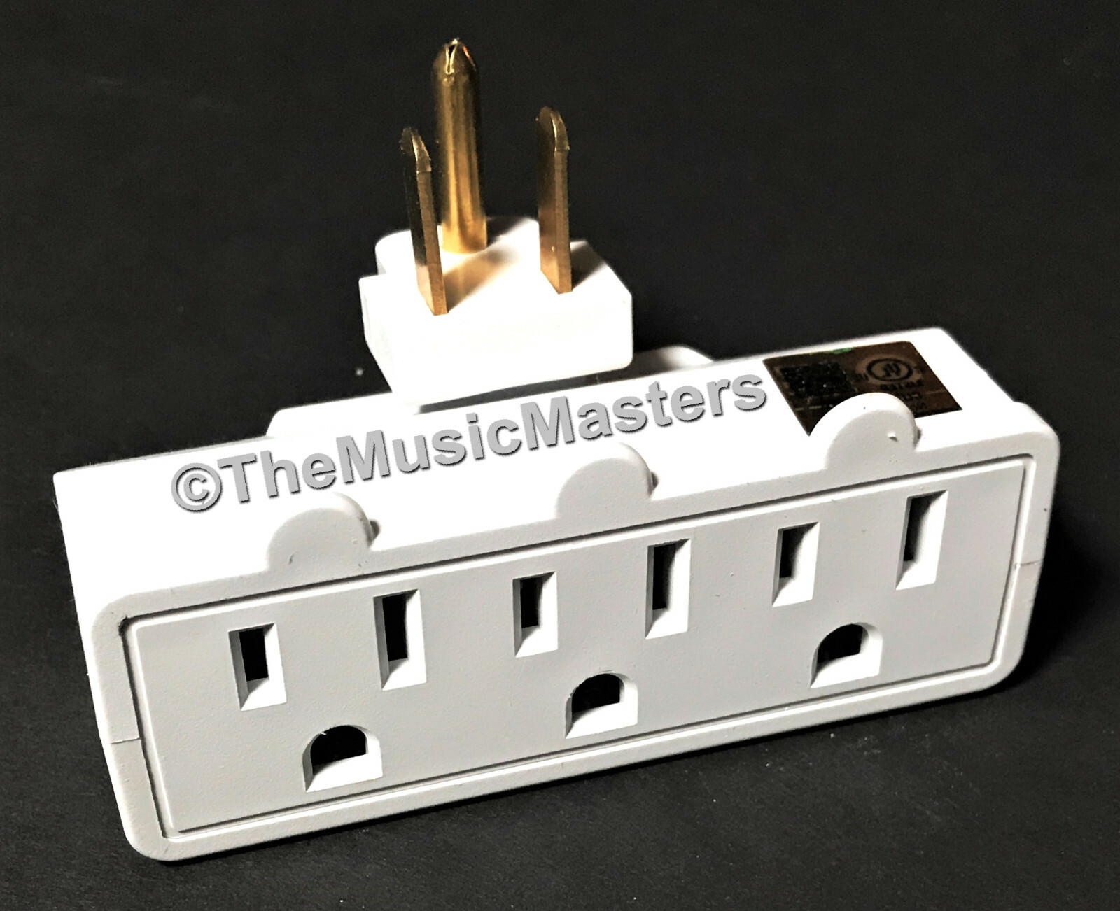 6X Swivel 3 Outlet Triple AC Wall Plug Power Tap Splitter 3-Way Electric Adapter