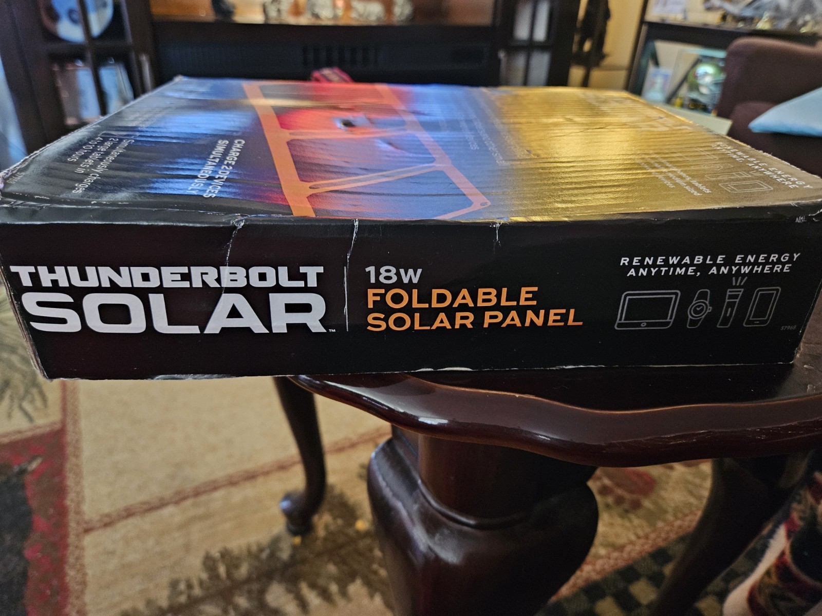 Thunderbolt 18W Foldable Solar Panel Item 57968