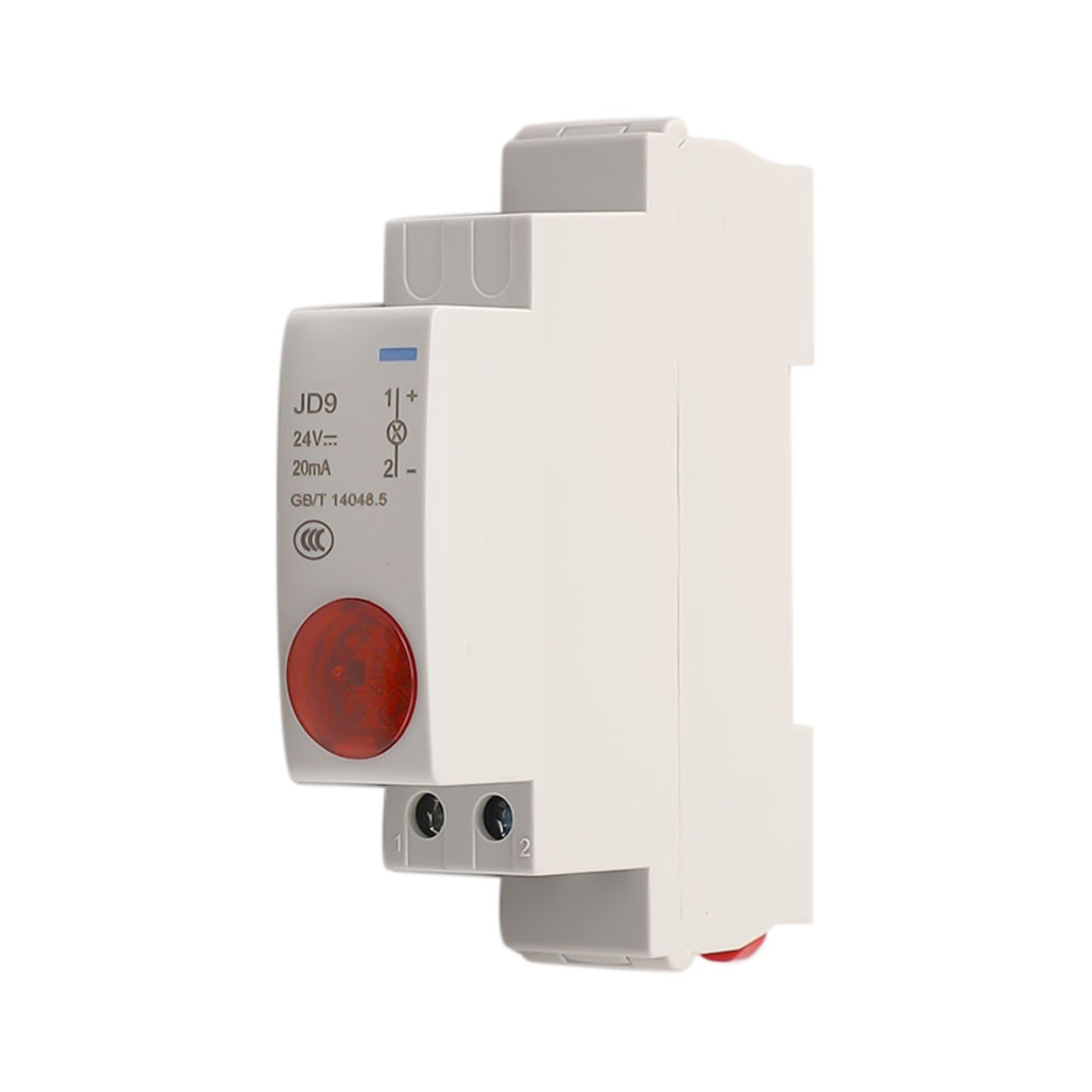 Din Rail Mount LED Signal Lamp Series AC/DC 24V Indication Pilot Lights JD9