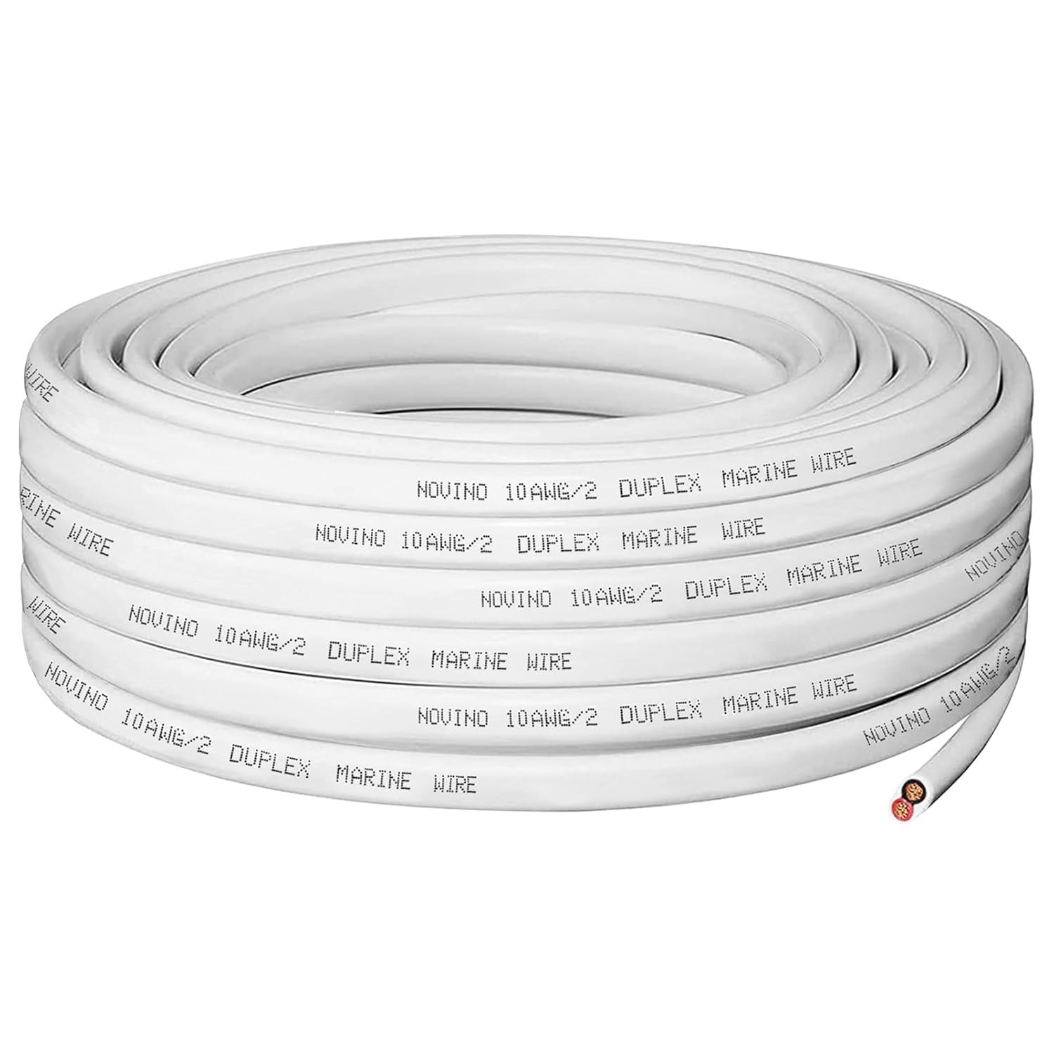 10 Gauge Marine Wire,10 AWG 30ft Duplex Marine Grade Wire Tinned Copper Oxyge..,