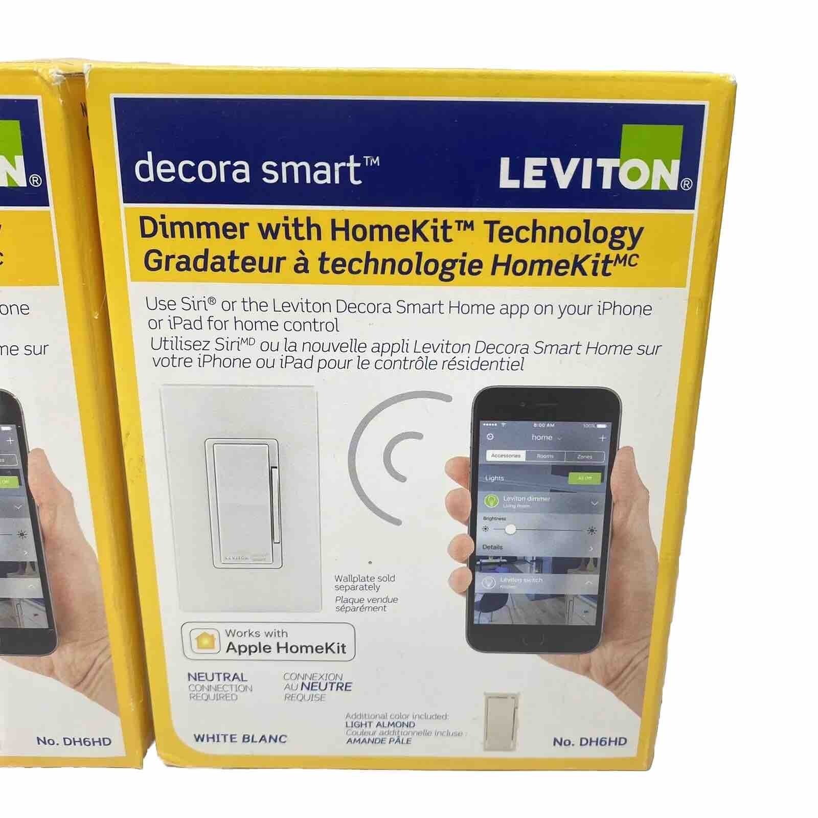 2 Leviton Smart Dimmers HomeKit Compatible Apple Home Automation 2-Pack New