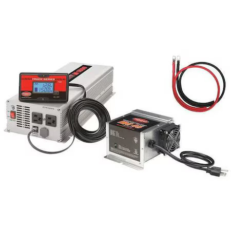 Tundra Icm15245 Automatic Battery Charger/Inverter, Charging, 45A, 1500W