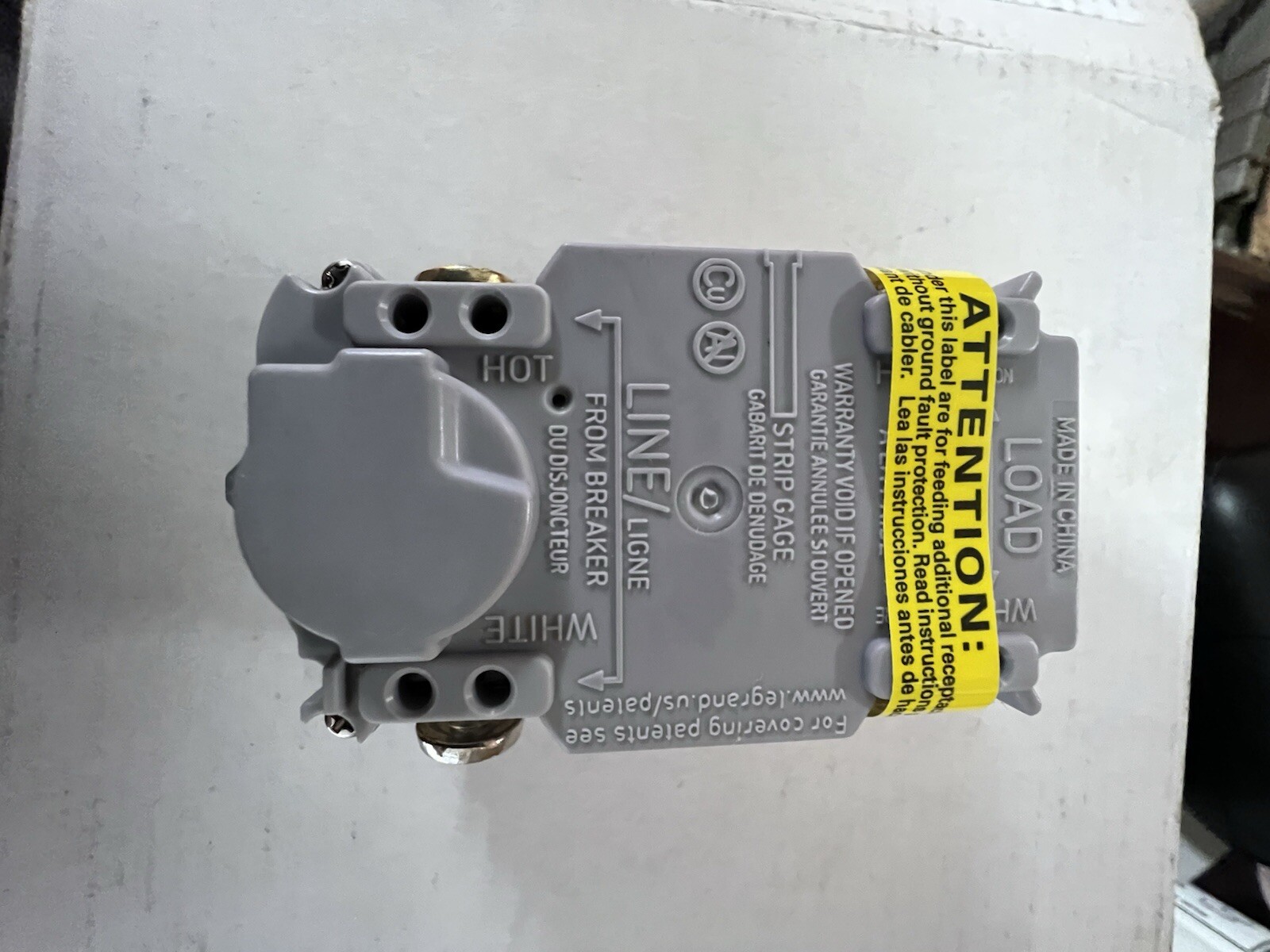 Pass & Seymour Honda GFCI Duplex Receptacle No Ears, 32330-Z43-C310-M1 Generator