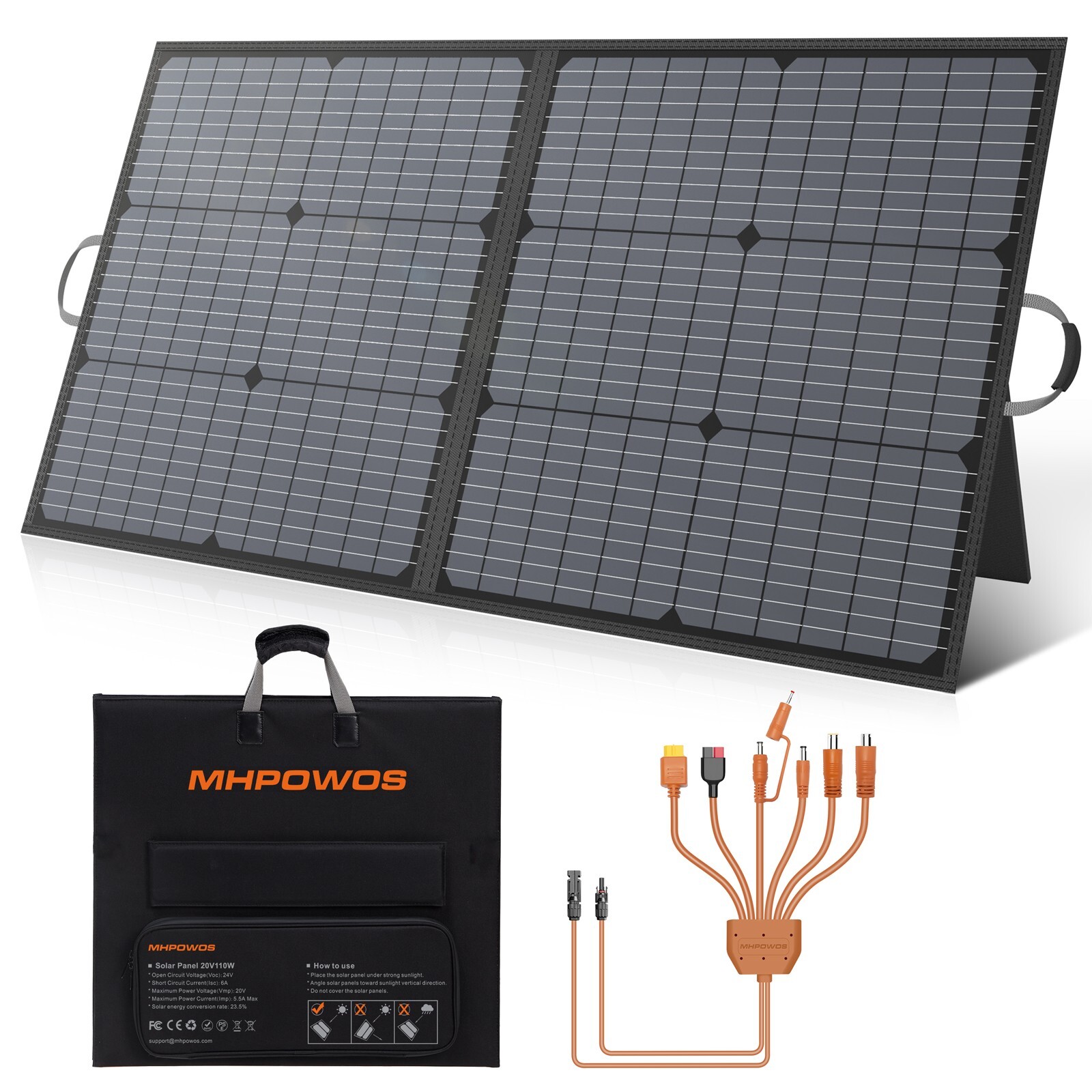 400 watt portable solar panel kit 110W 220W for ECOFLOW DELTA 2 3 Power Station