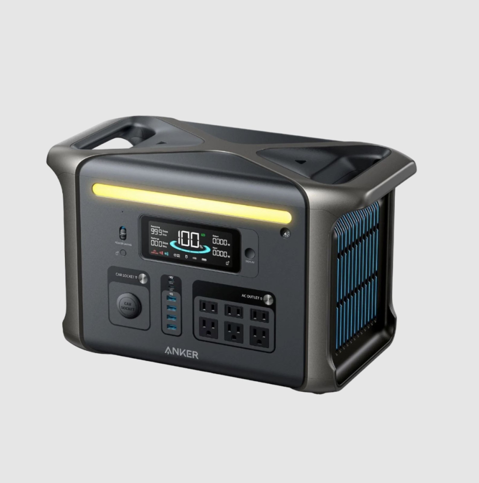 Anker SOLIX F1500 Portable Power Station – 1536Wh｜1800W real photos
