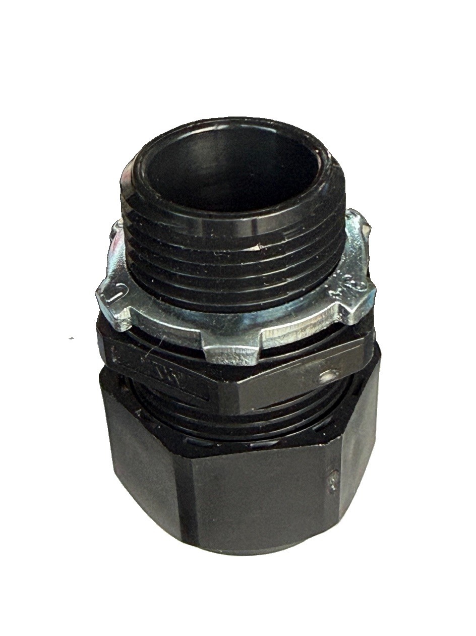 Genuine Heyco 3/4” NPT Nylon CGB Connector Liquid Tight W/ Lockring (pack Of 10)