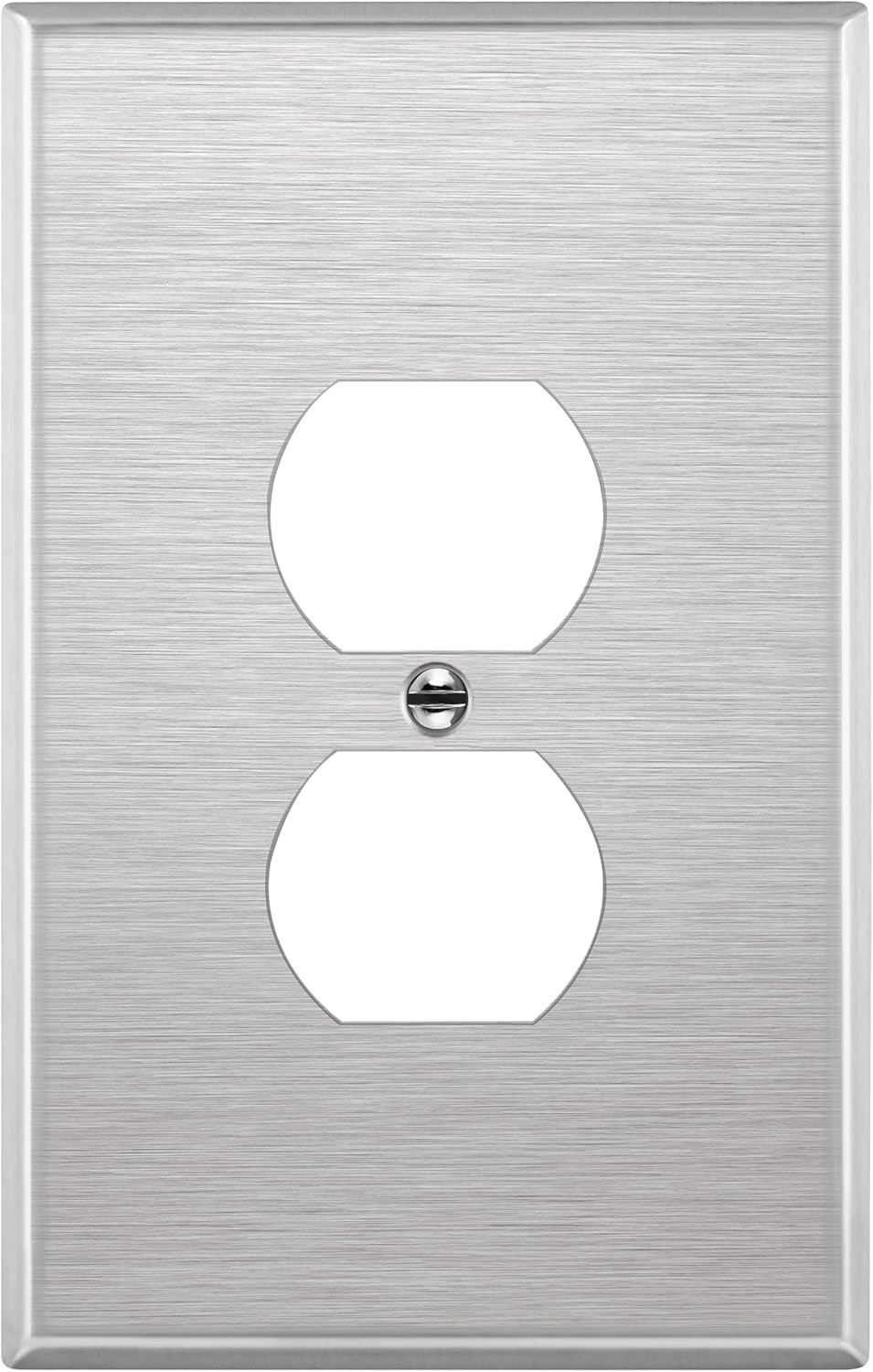 Stainless Steel Jumbo Wall Plate 5.5″x3.5″ – Corrosion & Impact Resistant