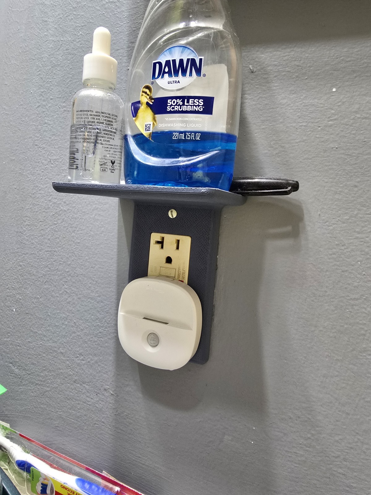 wall outlet shelf for GFCI and decora outlets