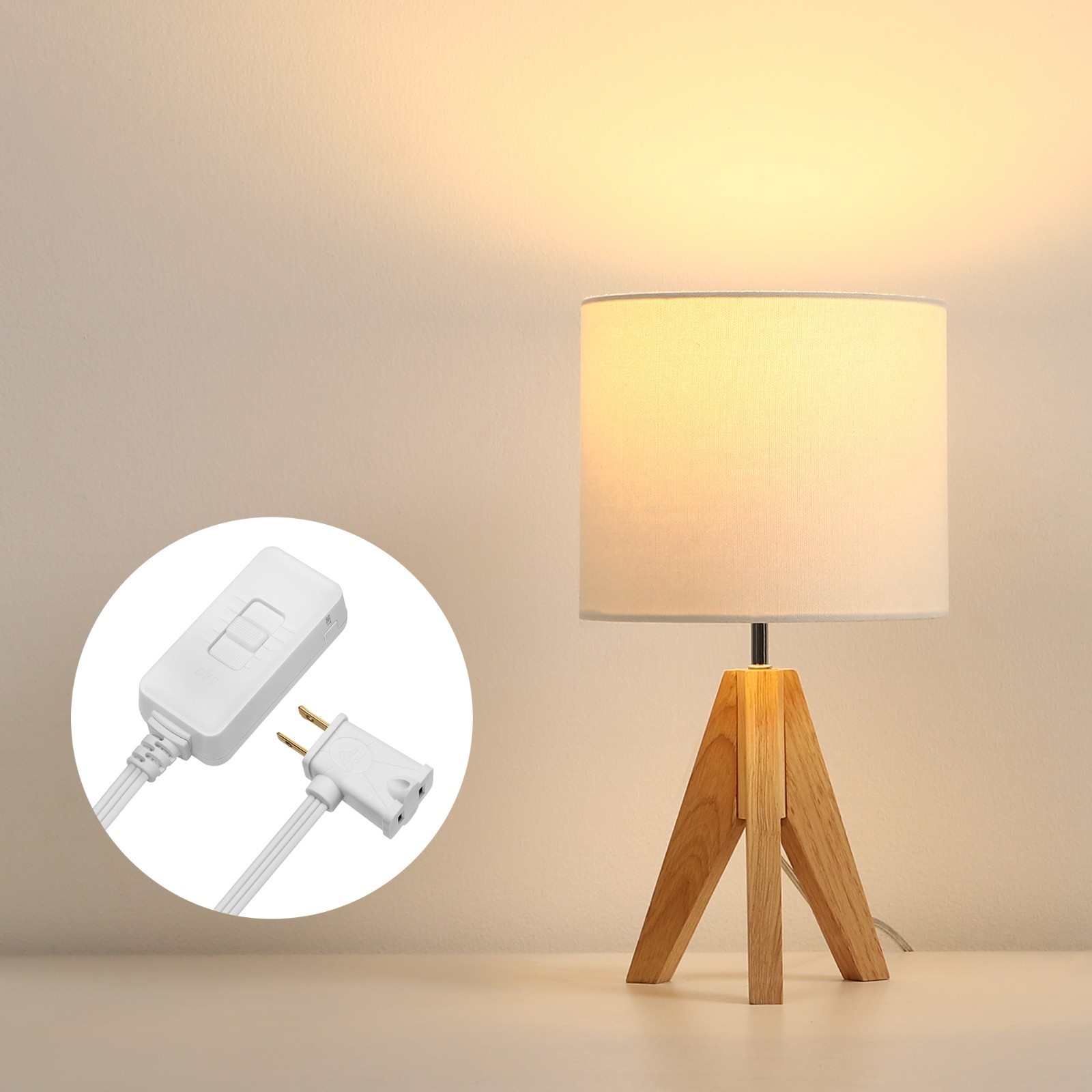 DEWENWILS Plug in Dimmer Switch for Dimmable LED/CFL Lights, Incandescent Bulbs