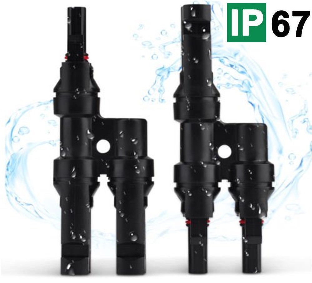 1-10 Pairs Solar Panel T Branch Connectors Cable Splitter Coupler Combiner XZ