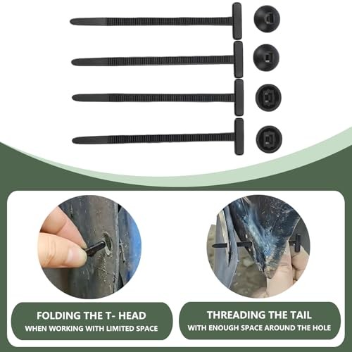 150 PCS Nylon Universal Cable Tie Buckles – UV Resistant Zipper – UV Resistant