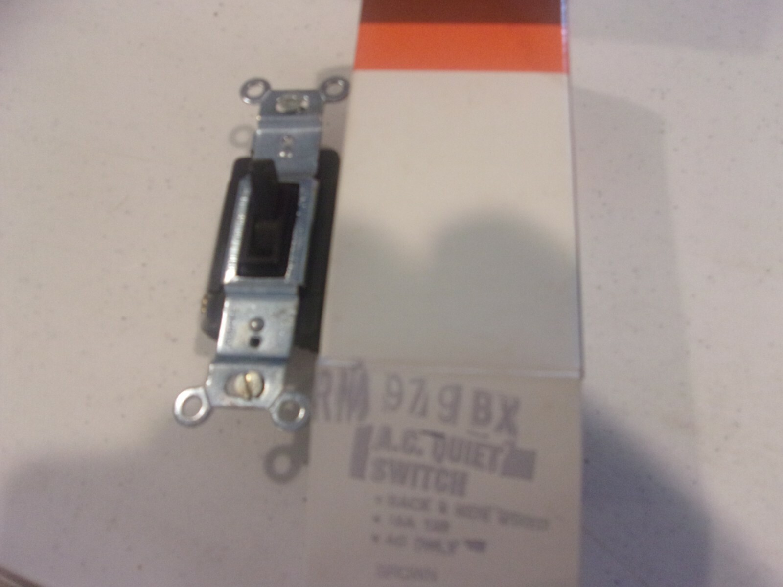 RODALE RM 979 BX A.C. QUIET SWITCH BACK AND SIDE WIRED 15A 120 AC ONLY BROWN