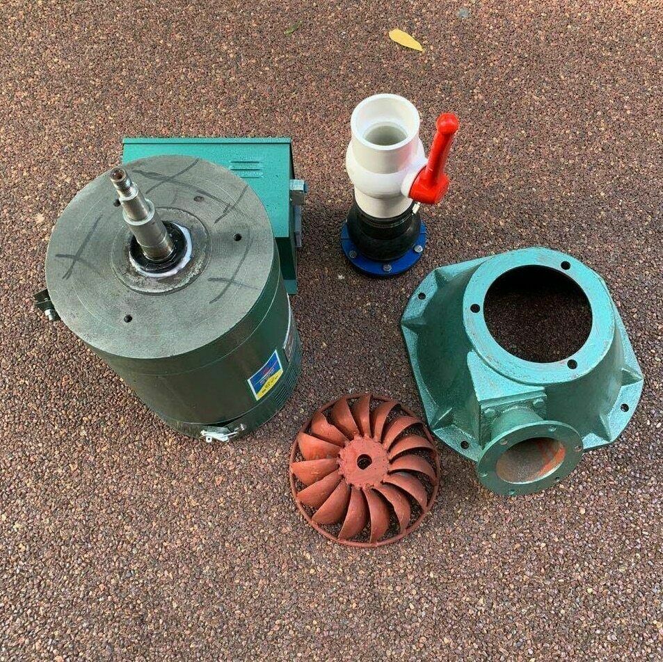 10000W 220V Water Hydroelectric Pelton Turbine Low RPM Single-phase AC Generator