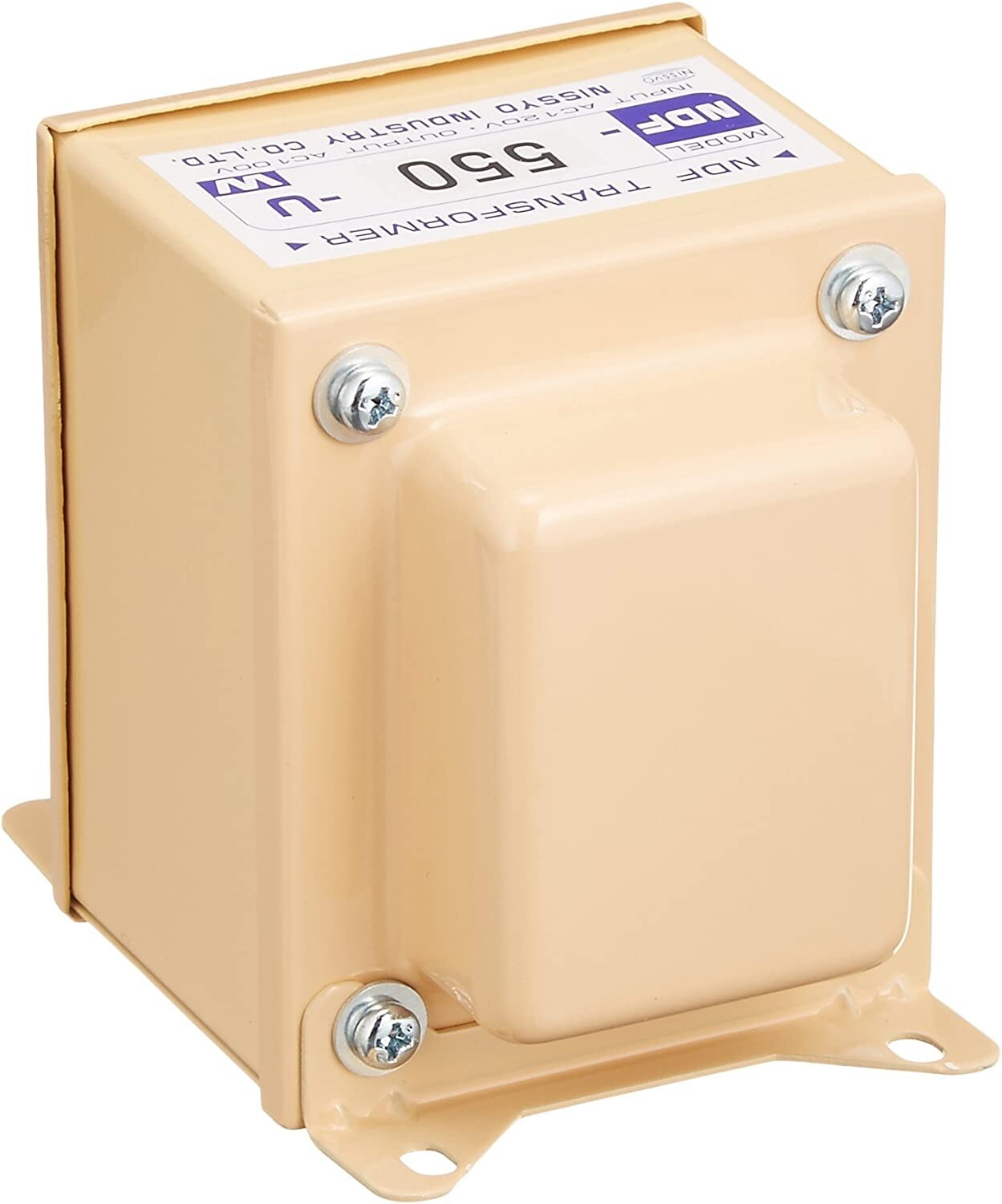NISSYO NDF-550U Voltage Converter Down Transformer 120V To 100V 550W A Plug